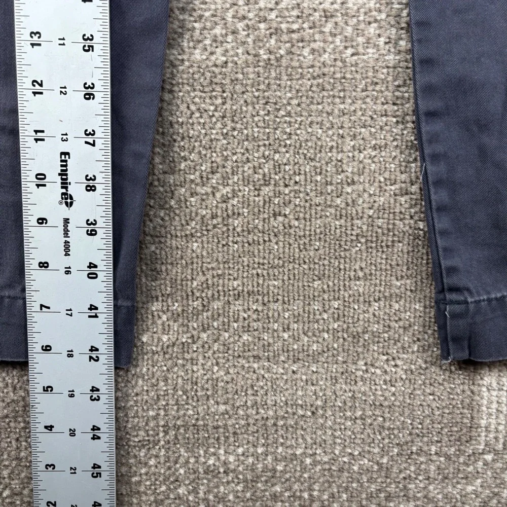 Polo Ralph Lauren Mens 34X32 Navy Blue 100% Cotton Chino Pants Straight Leg